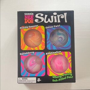 Swirl Kids Squeeze Set - Pink, Orange, Blue, Purple